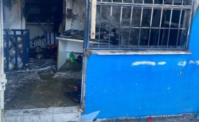 İzmirspor'un tesislerinde yangın çıktı
