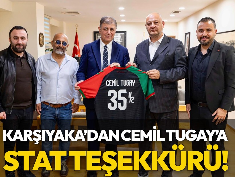 Karşıyaka'dan Tugay'a stat teşekkür ziyareti!