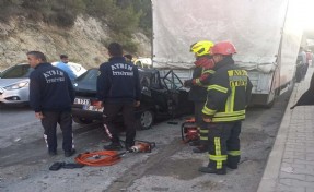 Kuşadası’nda 1 kişinin öldüğü kaza kamerada