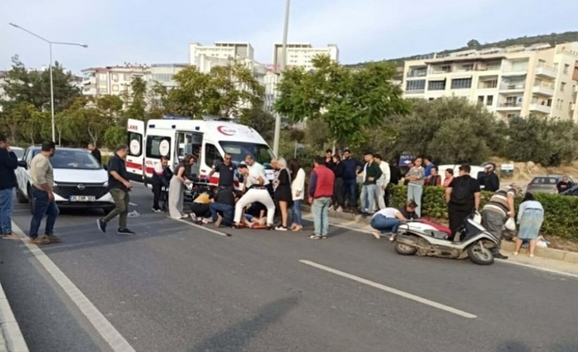 Motosikletin çarptığı yaya öldü