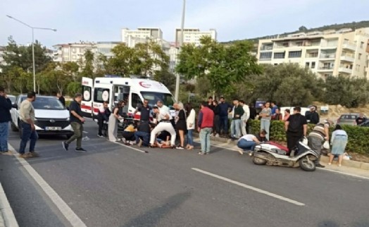 Motosikletin çarptığı yaya öldü