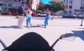 Motosikletiyle vatandaşları korkutarak kayda alan şüpheliye gözaltı