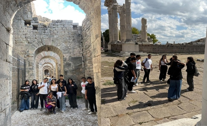 Pergamon Antik Kenti’nde dil becerilerini geliştirdiler