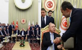 Resepsiyondaki fotoğrafa Erbakan'dan açıklama