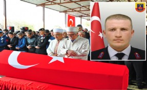 Şehit jandarma astsubay, memleketi Manisa'da toprağa verildi