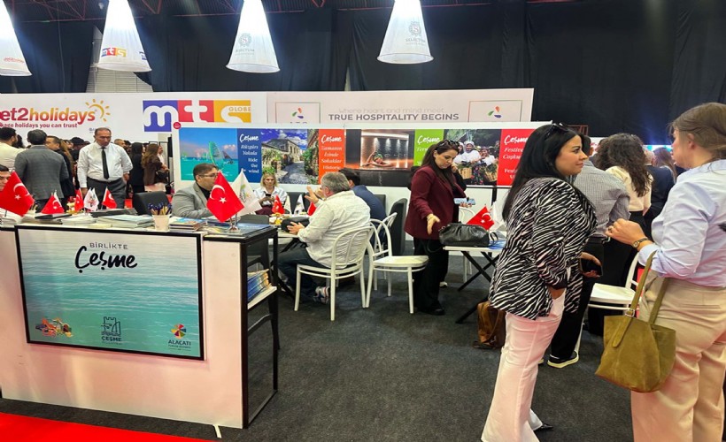 Uluslararası Antalya Turizm Fuarı'nda Çeşme'ye yoğun ilgi