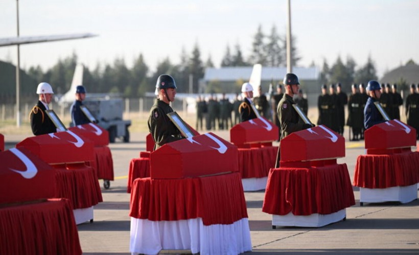 20 şehidimize veda... Memleketlerine uğurlandılar