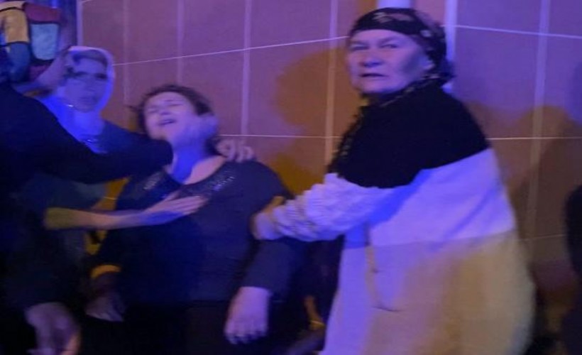 Alaşehir’de evinin yandığını görüp, baygınlık geçirdi