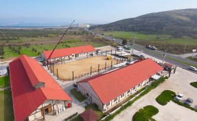 Alia Park’ta kapalı manej çalışmaları sürüyor