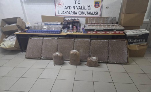 Aydın’da 1 milyon 400 bin TL kaçak tütün ele geçirildi