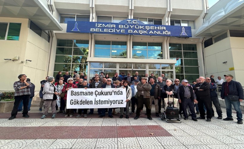 Basmane Çukuru’nda AVM ve yüksek yapıya ‘kent suçu’ tepkisi: Arazinin tapusu iptal edilsin!