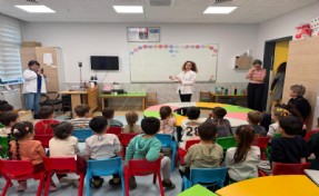 Bayraklı Belediyesi'nden miniklere ağız ve diş sağlığı eğitimi