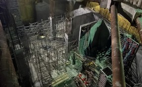 Beyoğlu'nda metro inşaatında çökme