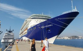 Bodrum'a çifte kruvaziyer geldi