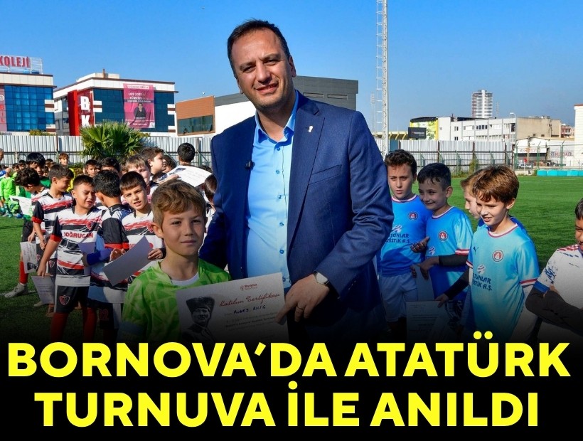Bornova'da Atatürk turnuva ile anıldı