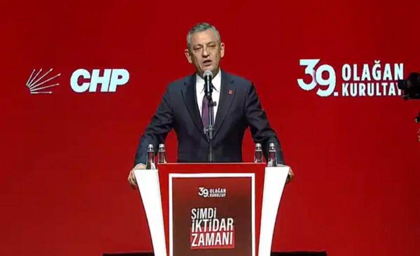 CHP Genel Başkanı Özgür Özel, 39. Olağan Kurultayı'nda konuşuyor
