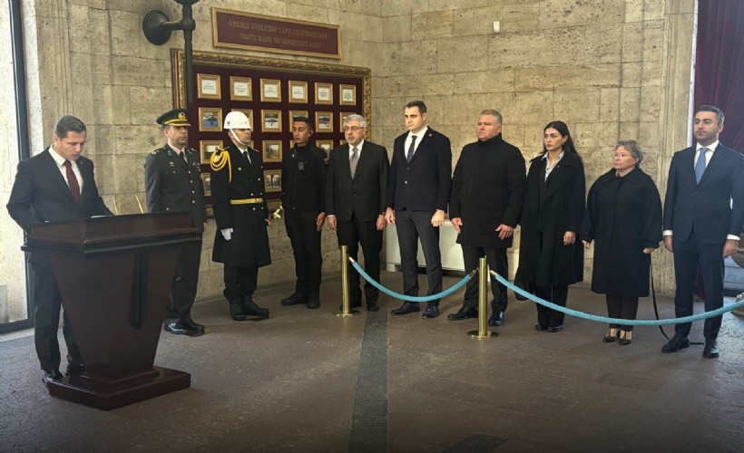 Çağatay Güç ve kurultay delegelerinden anlamlı ziyaret