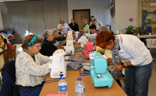Efes Selçuk’ta kadınlar dikiş atölyesinde buluştu