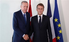 Erdoğan, Fransa Cumhurbaşkanı Macron ile görüştü