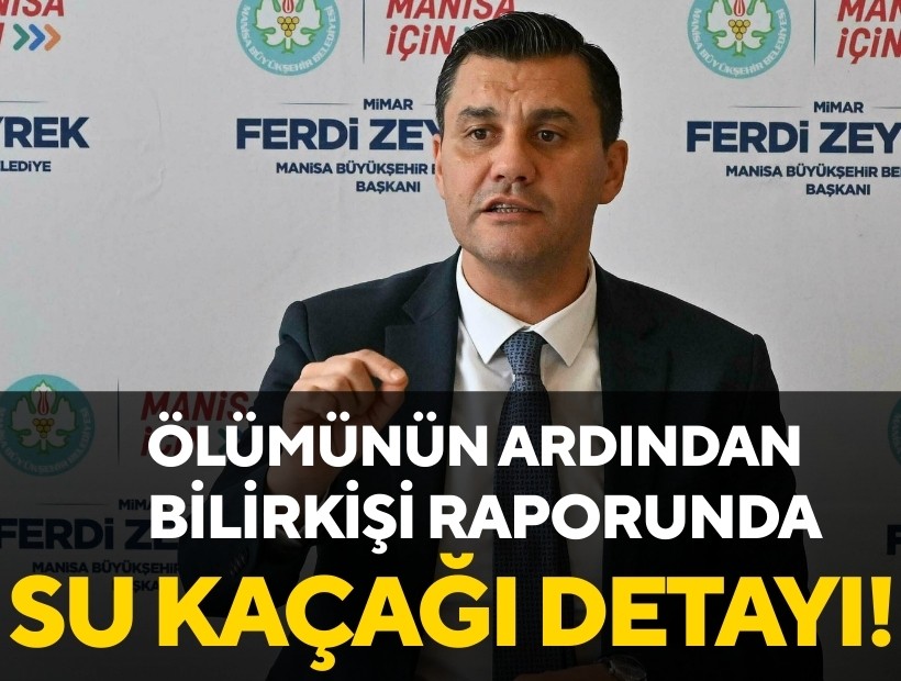 Ferdi Zeyrek'in ölümü sonrası bilirkişi raporunda acı detay!