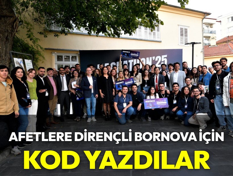 Genç beyinler afetlere dirençli Bornova için kod yazdı