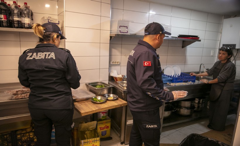 Güzelbahçe zabıtasından restoranlara sıkı denetim
