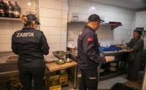 Güzelbahçe zabıtasından restoranlara sıkı denetim
