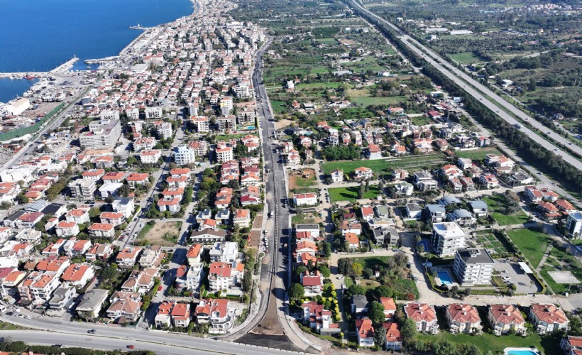 Güzelbahçe’nin tarihi yol ve altyapı projesinde ilk etap tamam
