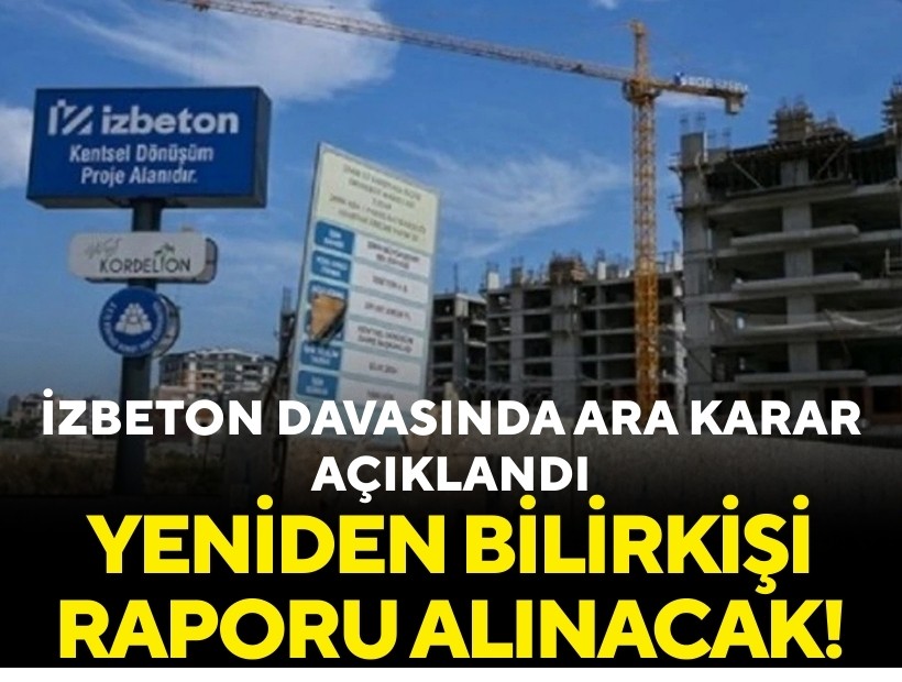 İZBETON ‘araç kiralama’ davasında yeniden bilirkişi raporu alınacak!