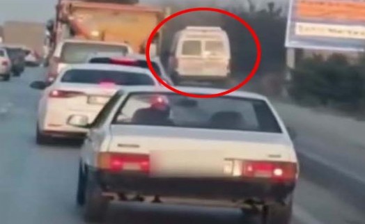 İnternette yayınlanan video için polis harekete geçti: Kaldırım sürücüsüne ceza