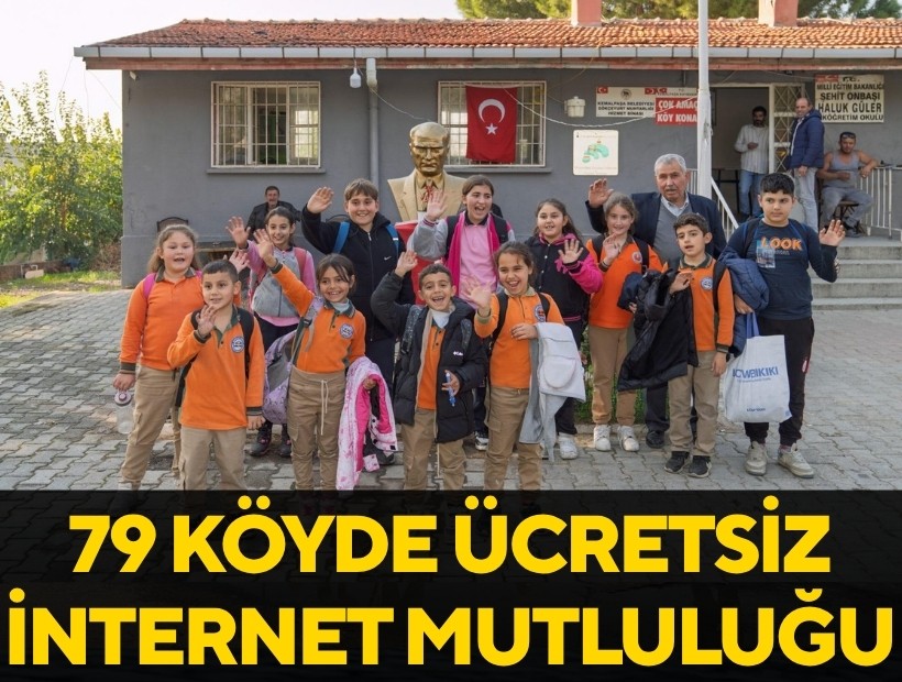 İzmir Büyükşehir’den 79 köye ücretsiz internet
