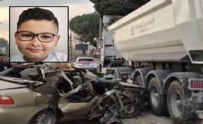 İzmir'de kazada ağır yaralanan 11 yaşındaki Rüzgar kurtarılamadı