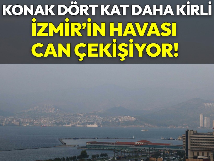 İzmir'in havası can çekişiyor: Partiküller uçuşuyor!