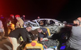 İzmir yolunda feci kaza: 1 ölü 2 yaralı