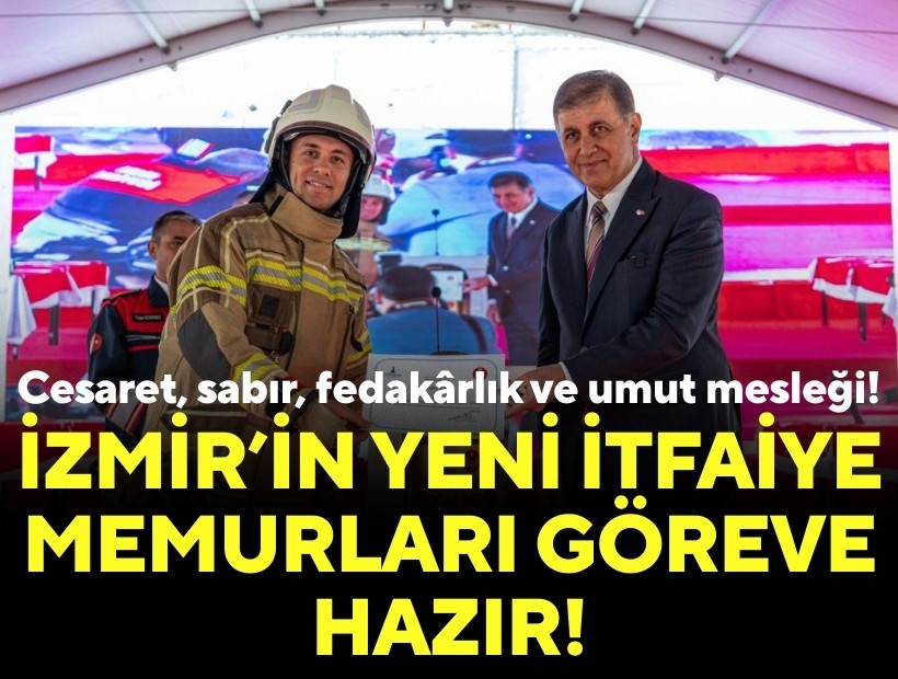 İzmir’in yeni itfaiye memurları göreve hazır!