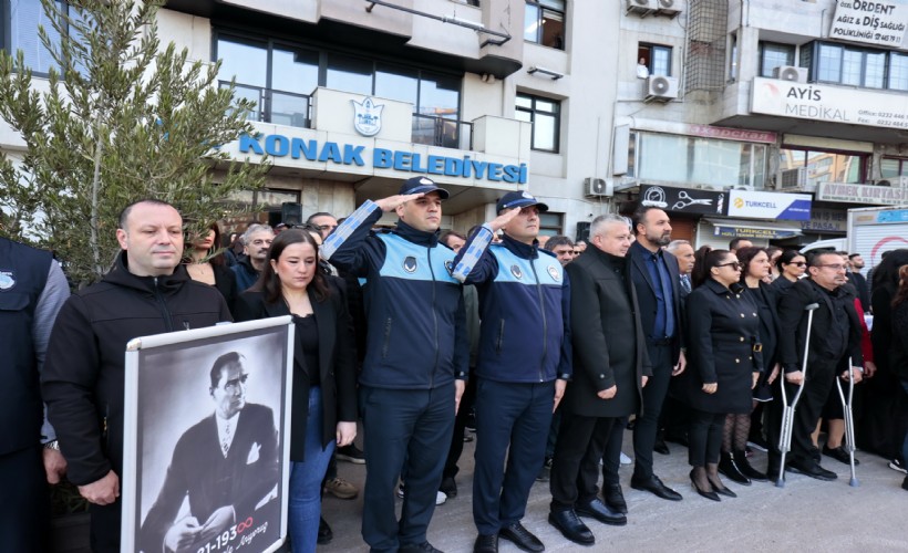 Konak’ta Atatürk sonsuz özlem ve saygıyla anıldı