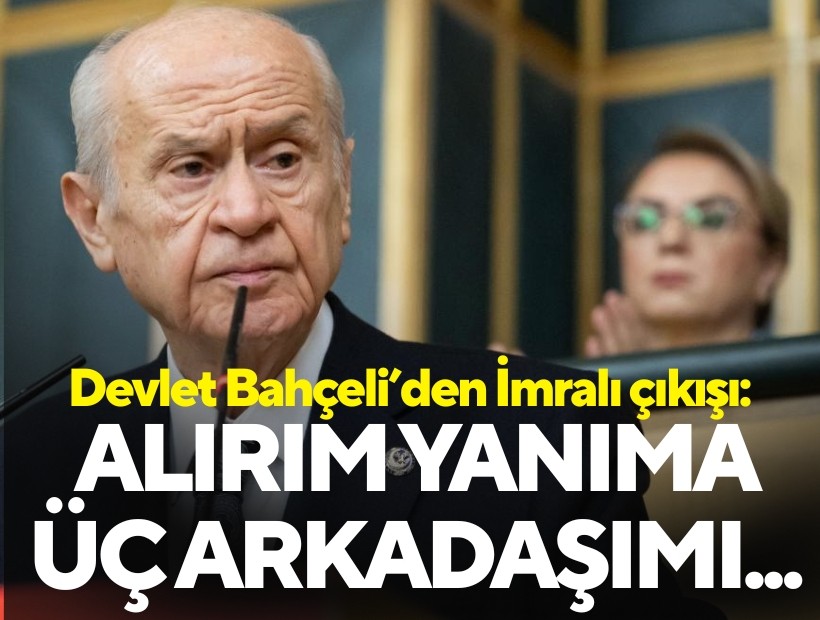 MHP lideri Bahçeli'den flaş çıkış: 'Gerekirse İmralı'ya kendim giderim'