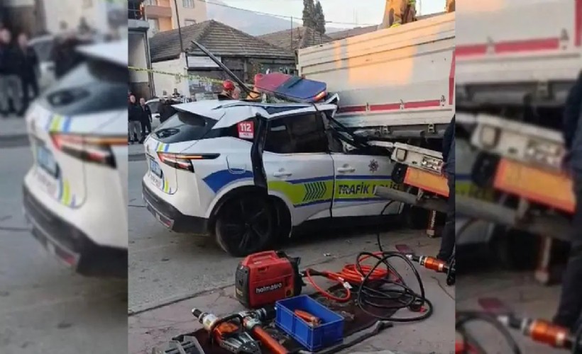 Manisa'daki kazada 1 polis şehit oldu!