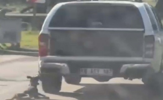 Milas'ta kan donduran vahşet! Kamyonete bağlanarak sürüklenen köpek öldü