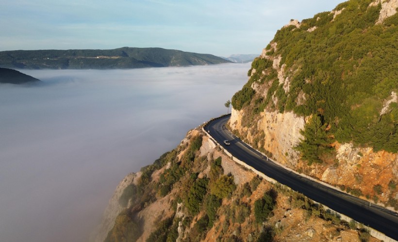 Muğla'da sis güzelliği hayran bıraktı!