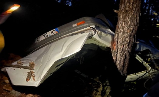 Muğla’da otomobil uçuruma yuvarlandı: 2 yaralı