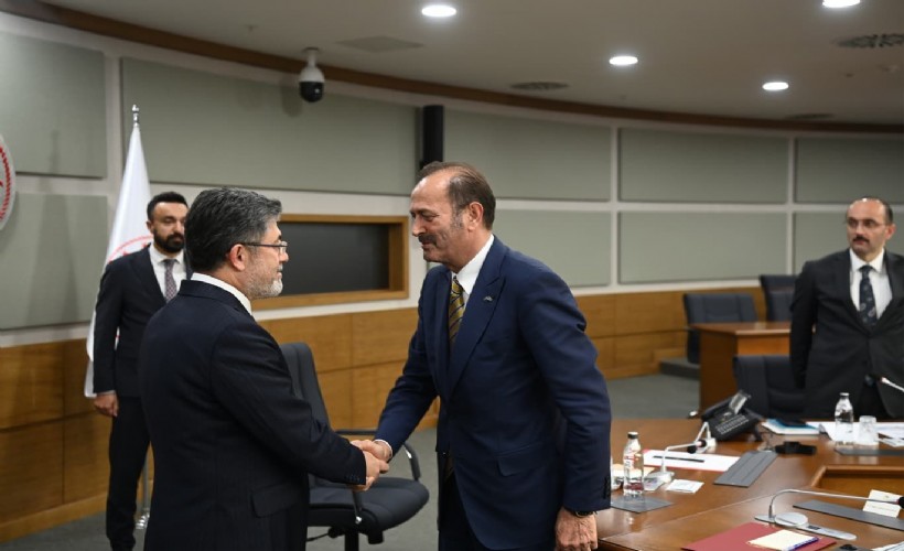 Osmanağaoğlu Ziraat Odası başkanlarıyla başkentte temaslarda bulundu