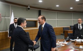 Osmanağaoğlu Ziraat Odası başkanlarıyla başkentte temaslarda bulundu