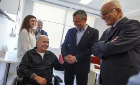 Özgür Özel'den, Hikmet Çetin'e ziyaret