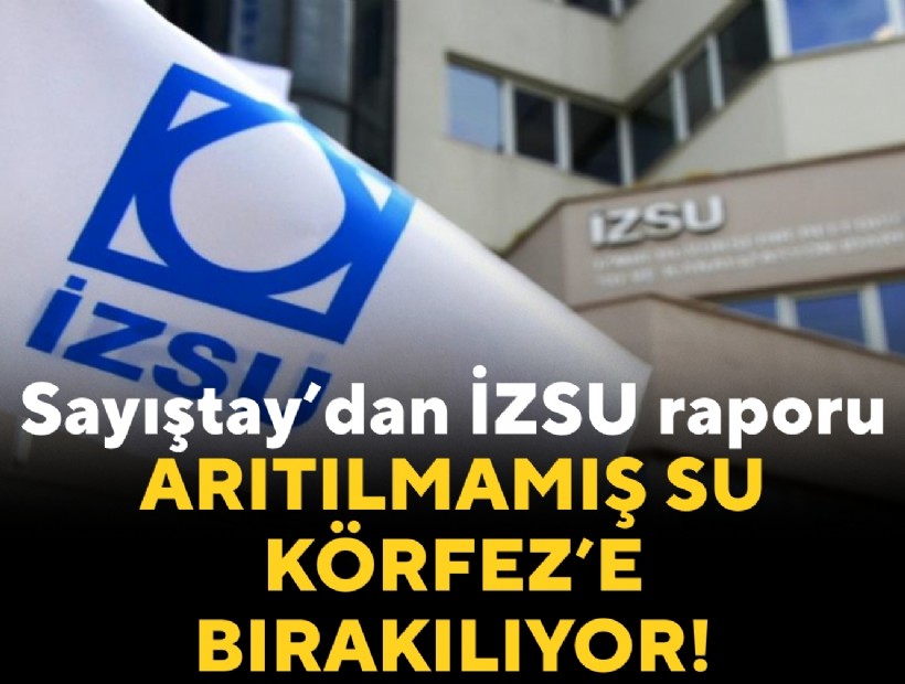 Sayıştay’dan İZSU raporu: Arıtılmamış su Körfez’e bırakılıyor!