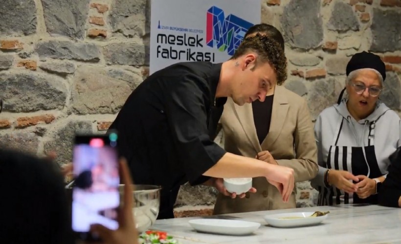 Şef Rıfat Yurttaş, Meslek Fabrikası’nda Ege yemekleri yaptı
