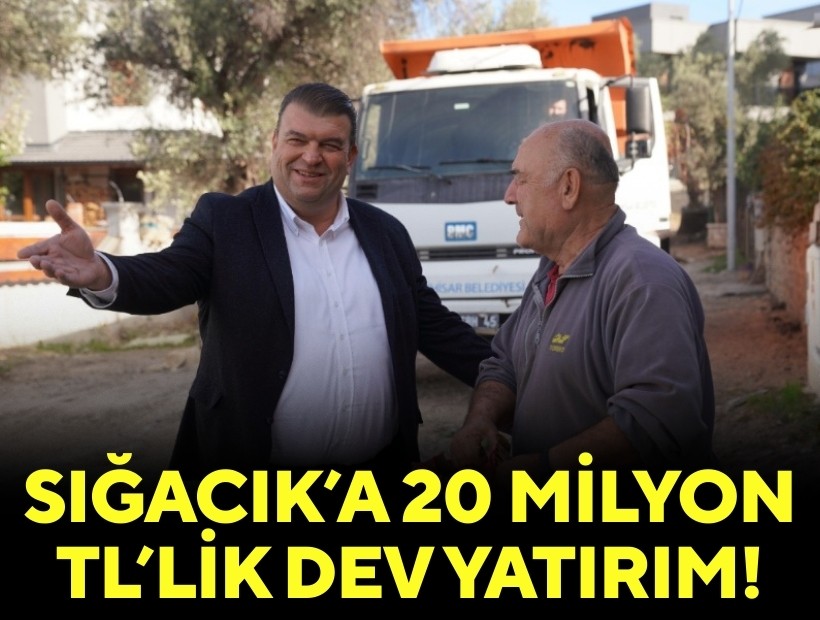 Seferihisar Belediyesi'nden Sığacık'a 20 milyon TL'lik dev yatırım!