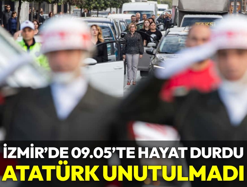Ulu Önder Gazi Mareşal Mustafa Kemal Atatürk İzmir'de böyle anıldı