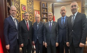 AK Parti heyetinden Bahçeli'ye ziyaret