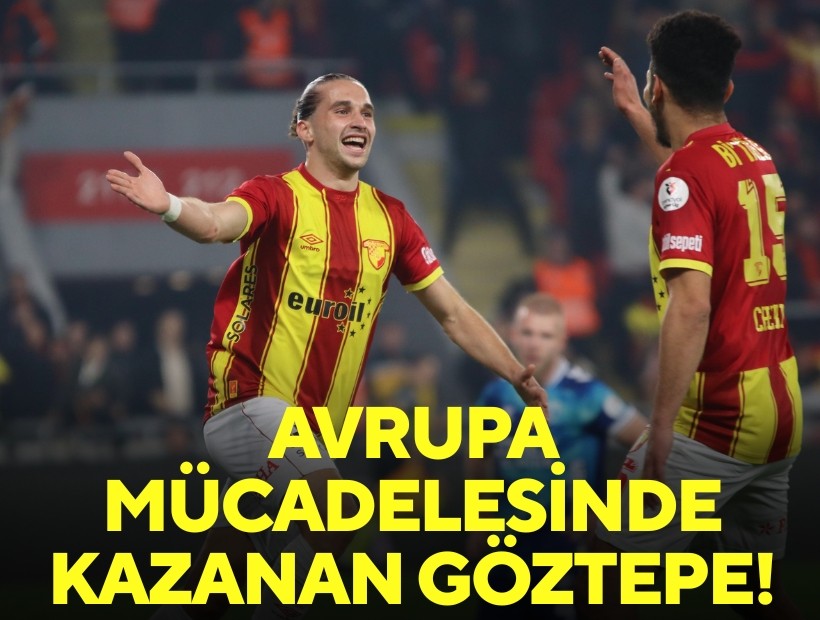 Avrupa mücadelesinde kazanan Göztepe!